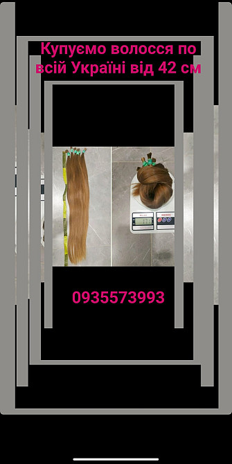 Продать волосы, продати волосся дорого по всій Україні від 42 см -0935573993 Київ - зображення 1