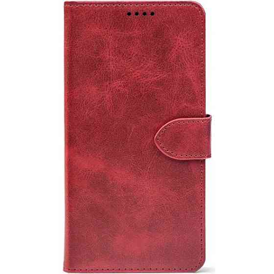 Чохол-книжка Crazy Horse Clasic для Xiaomi Redmi Note 15 Pro+ 5G/Poco M8 Pro 5G Red Wine (Front) Харків