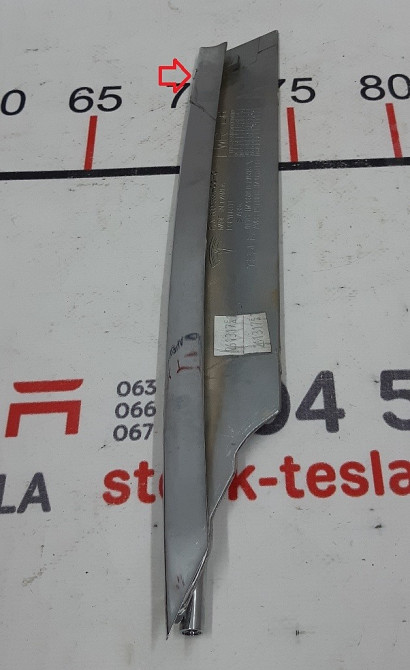 1Накладка люверса нижняя левая хром с повреждением Tesla model S 6009388-00-C Київ - зображення 5