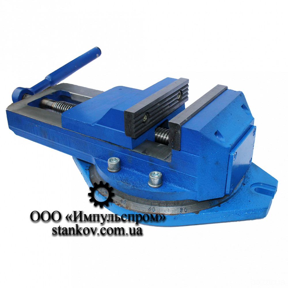 Тиски станочные 160,200,250мм, поворотные, неповоротные . Дніпро - зображення 1