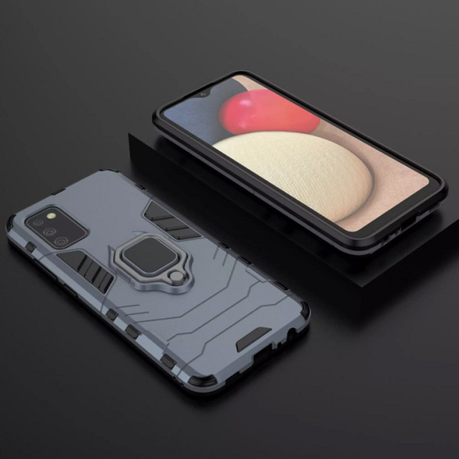 Ударопрочный чехол Transformer Ring for Magnet для Samsung Galaxy A02s Херсон - изображение 10