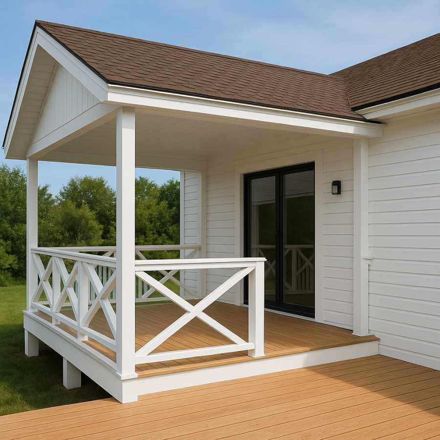 Тераси, навіси, прибудови з дерева. Київ - зображення 5