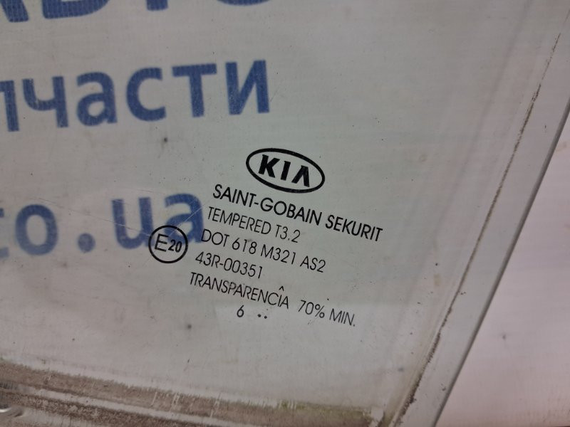 Стекло двери заднее левое Kia Ceed ED 1.6 DIESEL D4FB 2006 (б/у) Київ - зображення 3