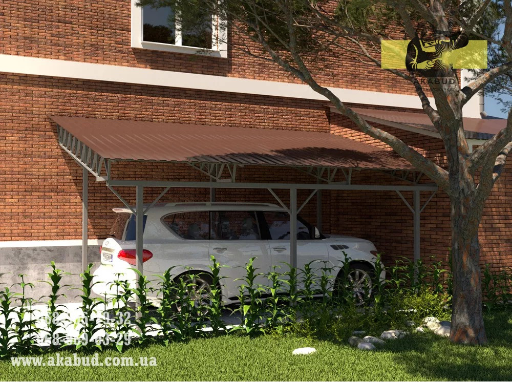 Навіс для автомобіля. Навіс для авто. Розпашні ворота Кривий Ріг - зображення 5