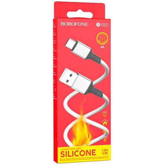 Дата кабель Borofone BX83 Famous USB to Type-C 3A (1m) Херсон