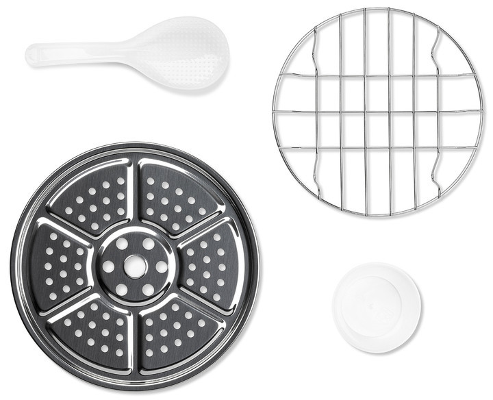 Мультиварка-скороварка First FA-5130-2-SI 1000 Вт серебристая Киев - изображение 10