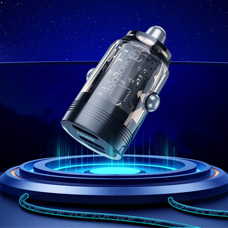 АЗУ Borofone BZ29B Outstanding PD36W (2USB-C) + кабель Type-C to Lightning Херсон - зображення 4