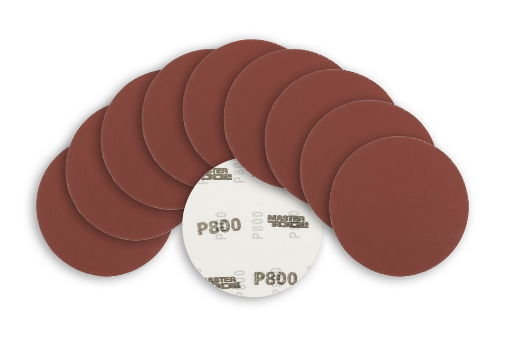 Круг шлифовальный на липучке MASTERTOOL 125 мм зерно 800, набор 10 шт 08-2580 Харьков - изображение 3
