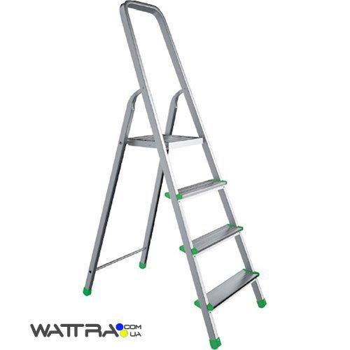 Стремянка алюминиевая - 914 (4 ступени) (ITOSS) высота 77 см Київ - зображення 3
