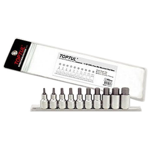 Набор головок-бит шестигранников дюймовых TOPTUL 12ед. GAAQ1208 Харків - зображення 1