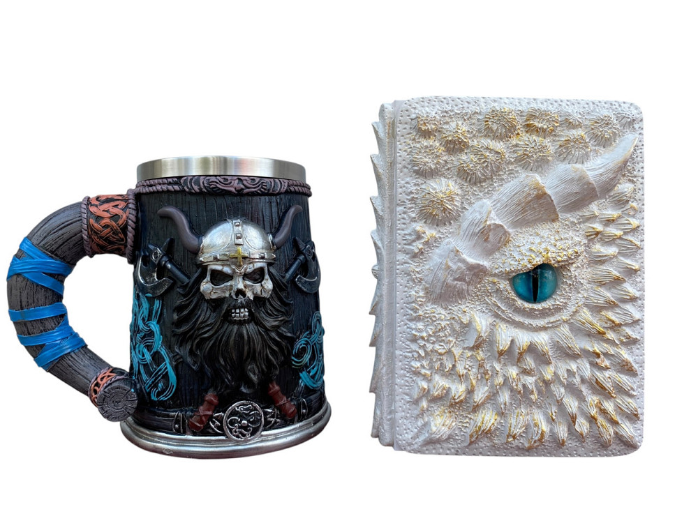 Подарочный набор Кухоль 3 Скандинавский Воина и Блокнот 3 «Око Ледяного Хранителя» Київ - зображення 1