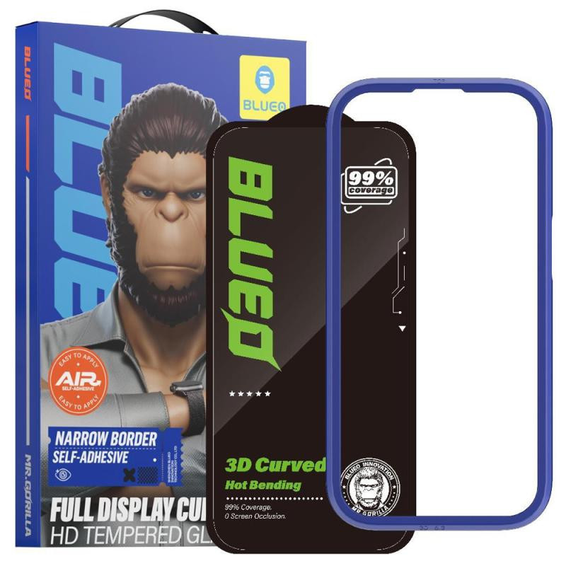 Защитное 3D стекло Blueo Hot Bending New для Apple iPhone 15 Pro (6.1") Херсон - изображение 1