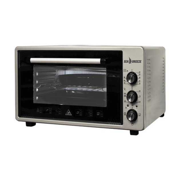 Электропечь Sea Breeze SB-0702 38 л серебристая Київ - зображення 2
