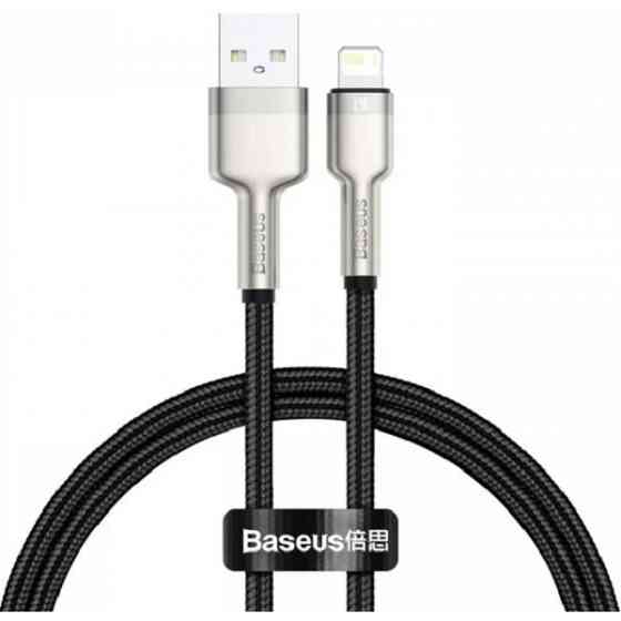 Кабель Baseus Cafule Metal Data Type-C to Lightning PD 20W 0.25m Black (CATLJK-01) Харків