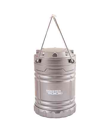 Фонарь раздвижной для кемпинга MASTERTOOL 180х86 мм COB LED 3xAA ABS 94-0803 Харків