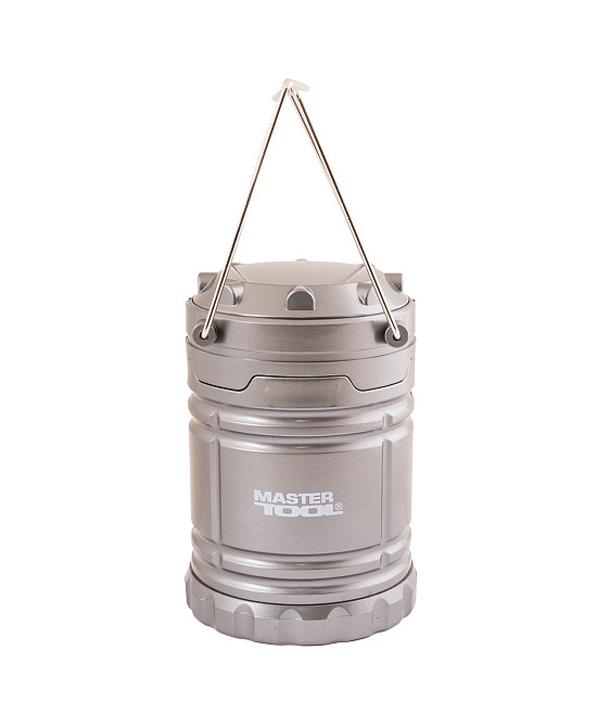 Фонарь раздвижной для кемпинга MASTERTOOL 180х86 мм COB LED 3xAA ABS 94-0803 Харків - зображення 3