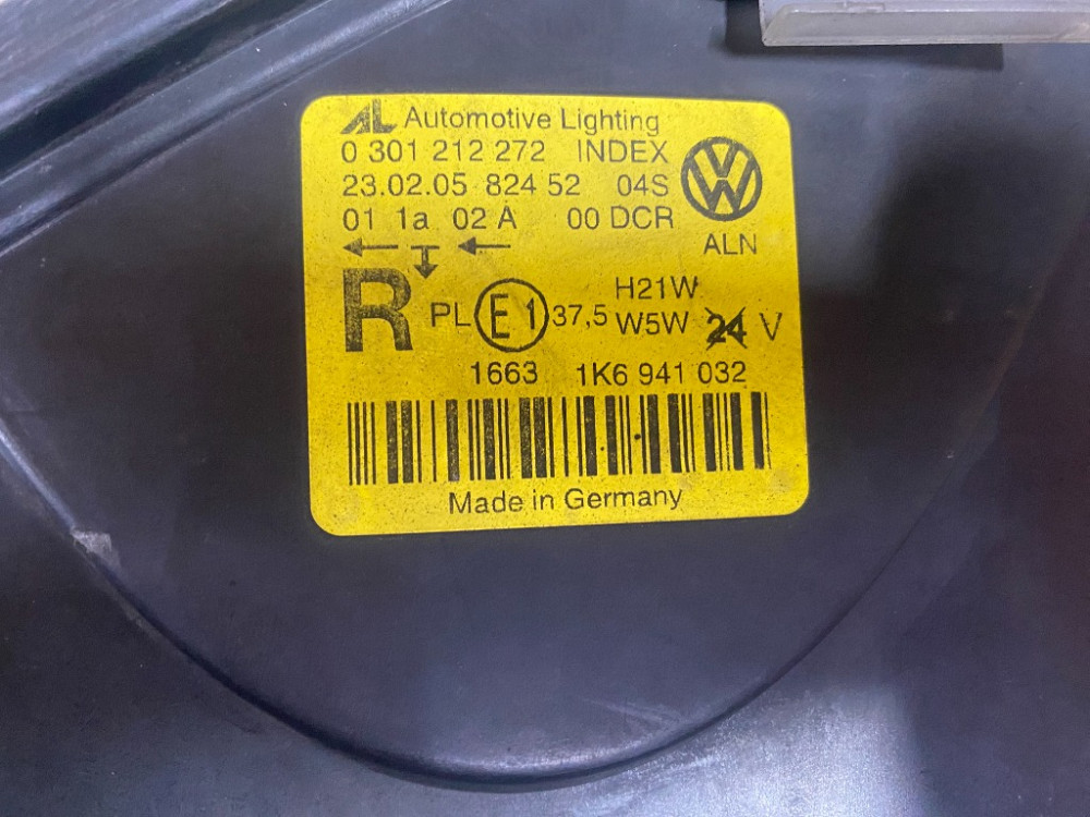 Фара биксенон VW Golf V 2003-2008 (пара) Ковель - зображення 2
