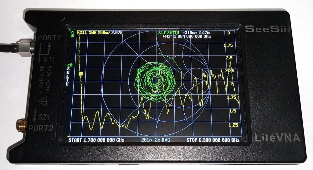 UWB антенна 1880-4070/4200-5300MHz 9dBi, до 20 Вт, направленная сверхлегкая Yagi антенна, SMA-female Дніпро - зображення 2