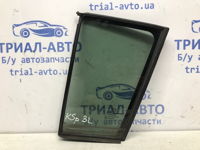 Стекло двери задней левой (форточка) Kia Sportage SL 1.7 DIESEL D4FD 2010 (б/у) Київ - зображення 1