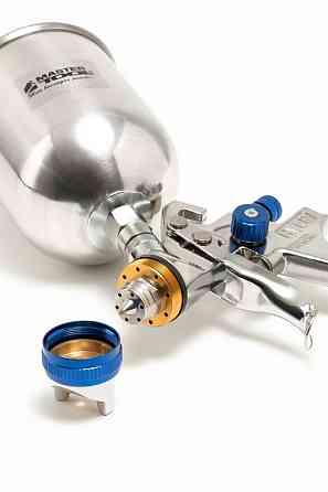 Краскопульт пневматический MASTERTOOL HVLP GLAZE ВАЛБ 600 мл Ø 1,4 мм круглый/плоский факел 150-220  Харків