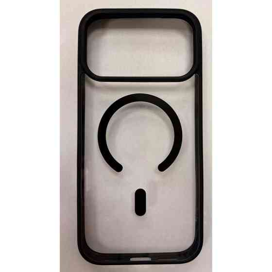 Чохол DM with MagSafe для Apple iPhone 17 Pro Clear Black Харків