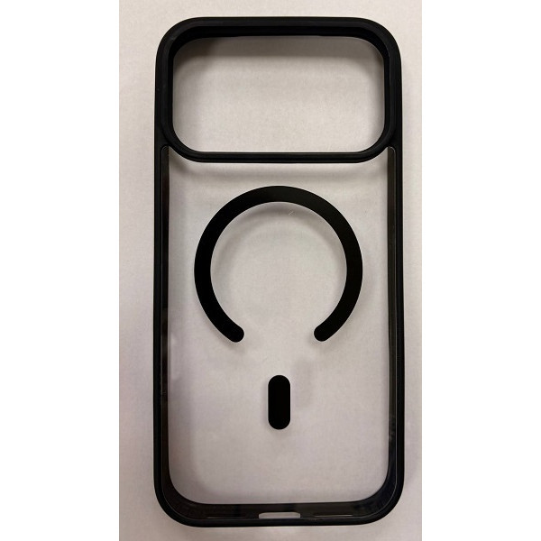 Чохол DM with MagSafe для Apple iPhone 17 Pro Clear Black Харків - зображення 1