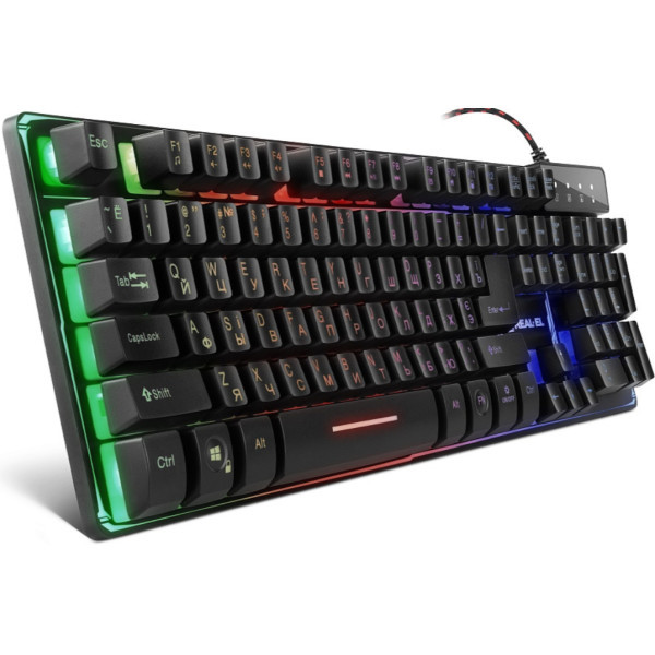 Клавіатура Real-EL Gaming 8700 USB Black (EL123100015) Харків - зображення 3