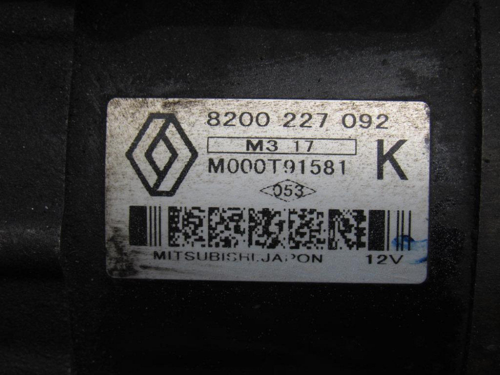 Стартер Renault Kangoo 1.5 dci 1997-2015 (8200227092) Ковель - зображення 2