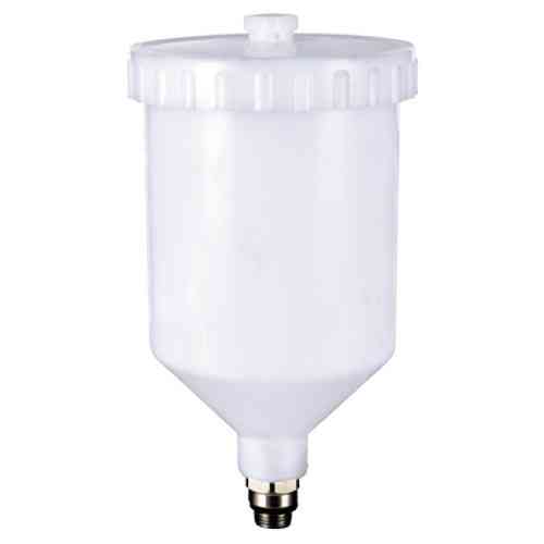 Бачок для краскопульта пластиковый (наружная резьба 3/8*1.337) 600 мл ITALCO PC-600A Харків