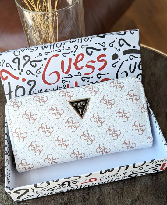 Брендові гаманці жіночі Модні жіночі гаманці Guess великий AN63 Киев - изображение 4