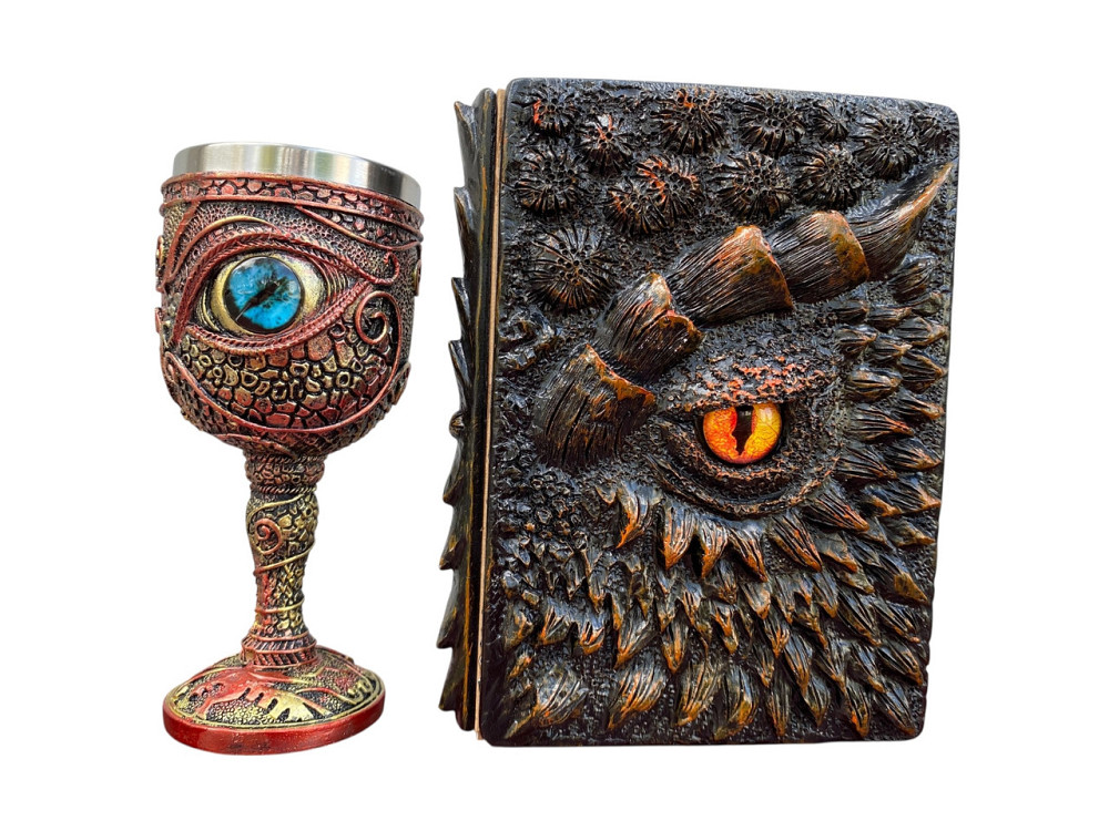 Подарочный набор Бокал 3 Глаз и Блокнот 3 «Жар Сердца Дракона» (код 00661) Київ - зображення 3