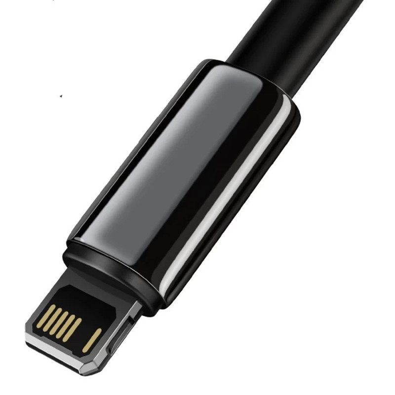Дата кабель Baseus Tungsten Gold USB to Lightning Cable 2.4A (2m) (CALWJ-A0) Херсон - зображення 2