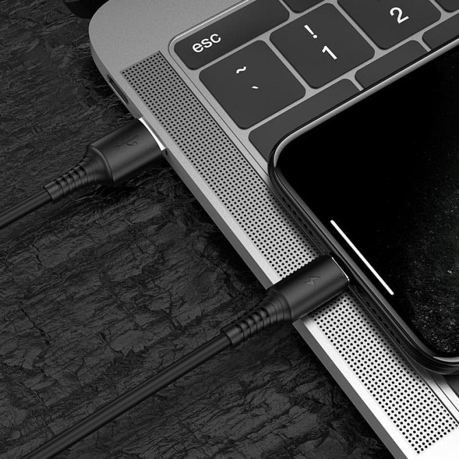 Дата кабель Borofone BX47 Coolway USB to Lightning (1m) Херсон - зображення 5