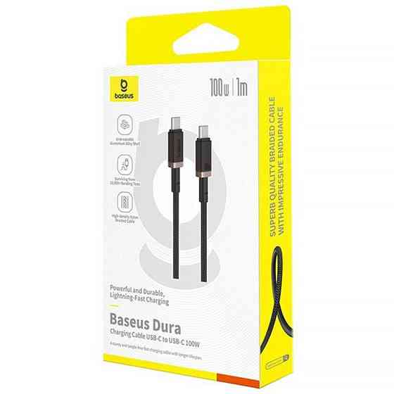 Дата кабель Baseus Dura Series Fast Charging Type-C to Type-C 100W (1m) (P10377803U01) Херсон