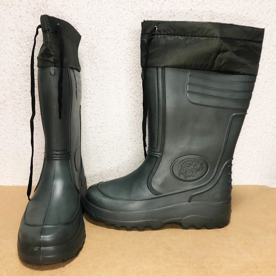 Чоботи гумові високі утеплені з підв'язкою розмір 42 43 44 45 46 Львів - зображення 3