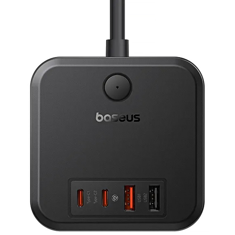 Удлинитель Baseus PowerCombo PD30W+QC3.0 (2USB-A/2C/2Socket) (1.5m) (BPS30) Херсон - зображення 2