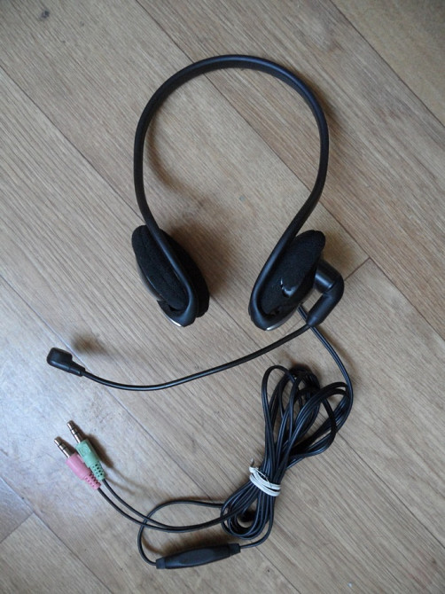 Мультимедійні навушники Gembird дуга(на потилицю) з регулятором та мікрофоном. Львів - зображення 2