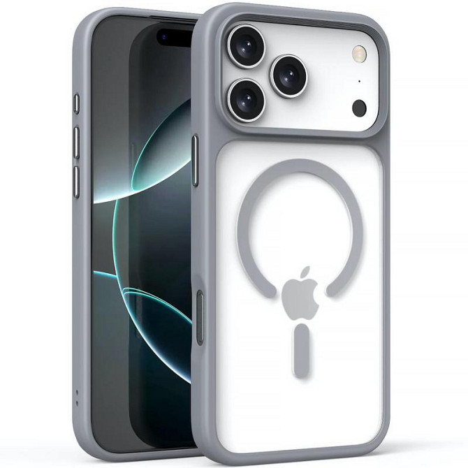 TPU+PC чехол Metal Buttons with MagSafe для Apple iPhone 17 Pro Max (6.9") Херсон - зображення 1