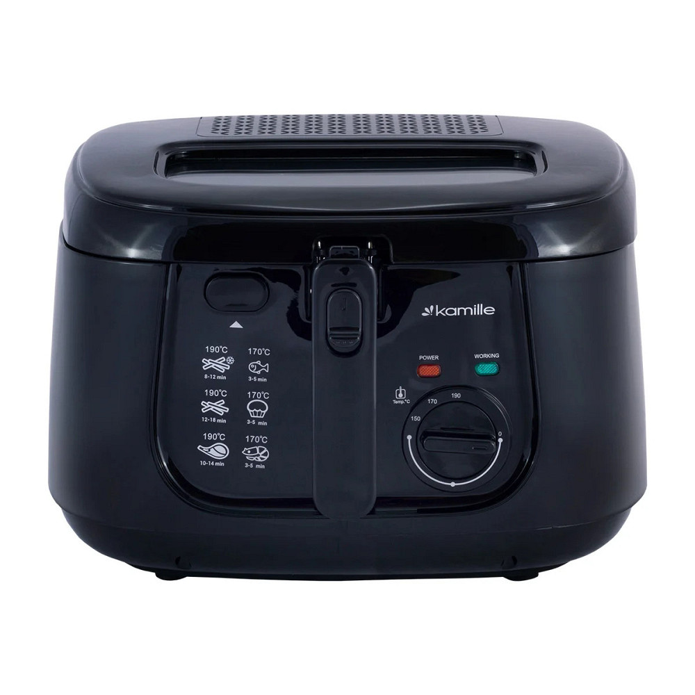 Фритюрниця електрична Kamille KM-6810 1800 Вт 2.5 л Киев - изображение 1