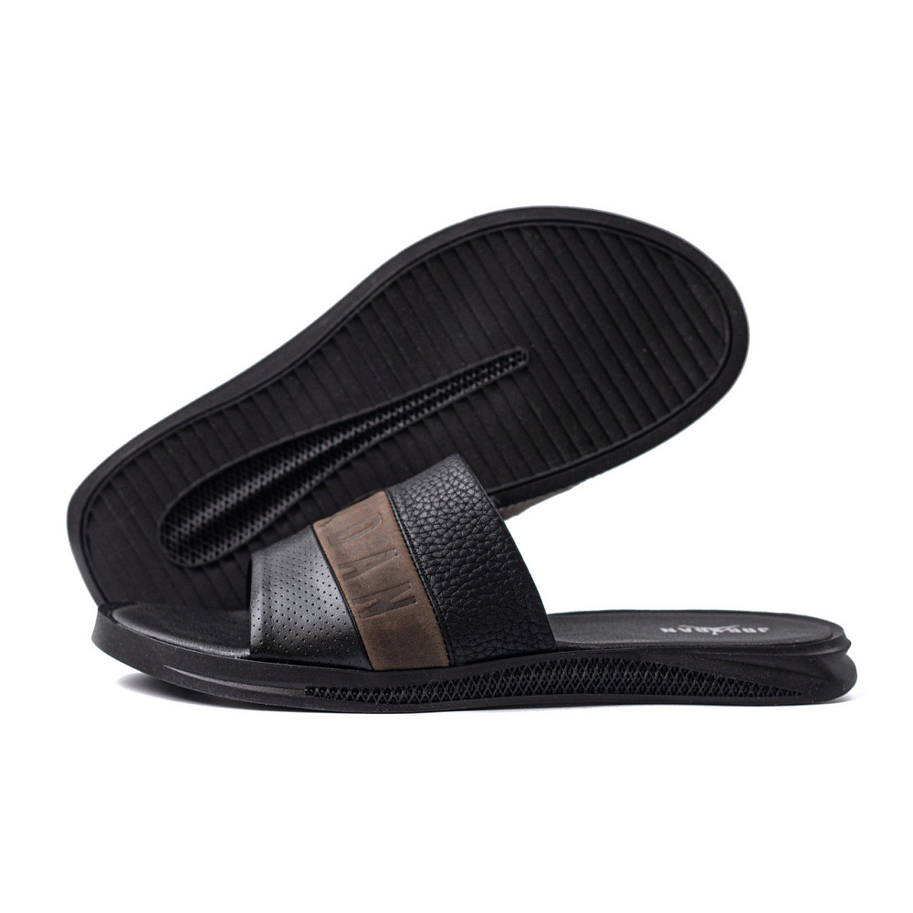 Мужские кожаные  летние шлепанцы-сланцы Jordan Київ - зображення 1