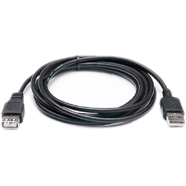 USB подовжувач REAL-EL Pro USB2.0 AM to AF 2m Black (EL123500028) Харків - зображення 1
