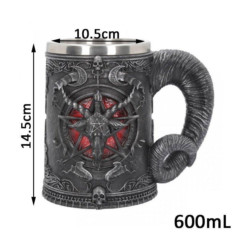 Кружка Чашка Бафомет Викинговая 3 Мелот Тора Звезда Игра Престолов (код 00416) Київ - зображення 12