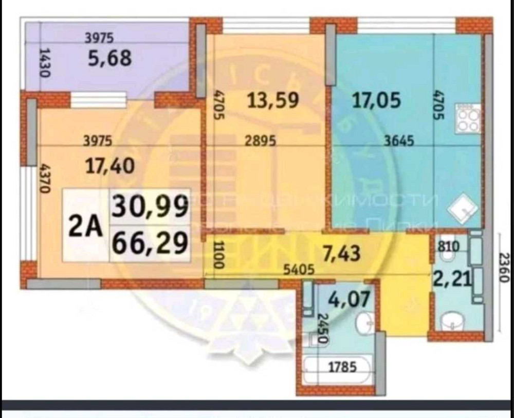 продажа 2-к квартира Киев, Дарницкий, 60000 $ Київ - зображення 2