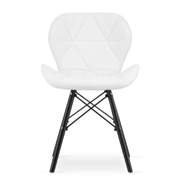 Стул Стар В мягкий экокожа белая Днепр - изображение 1