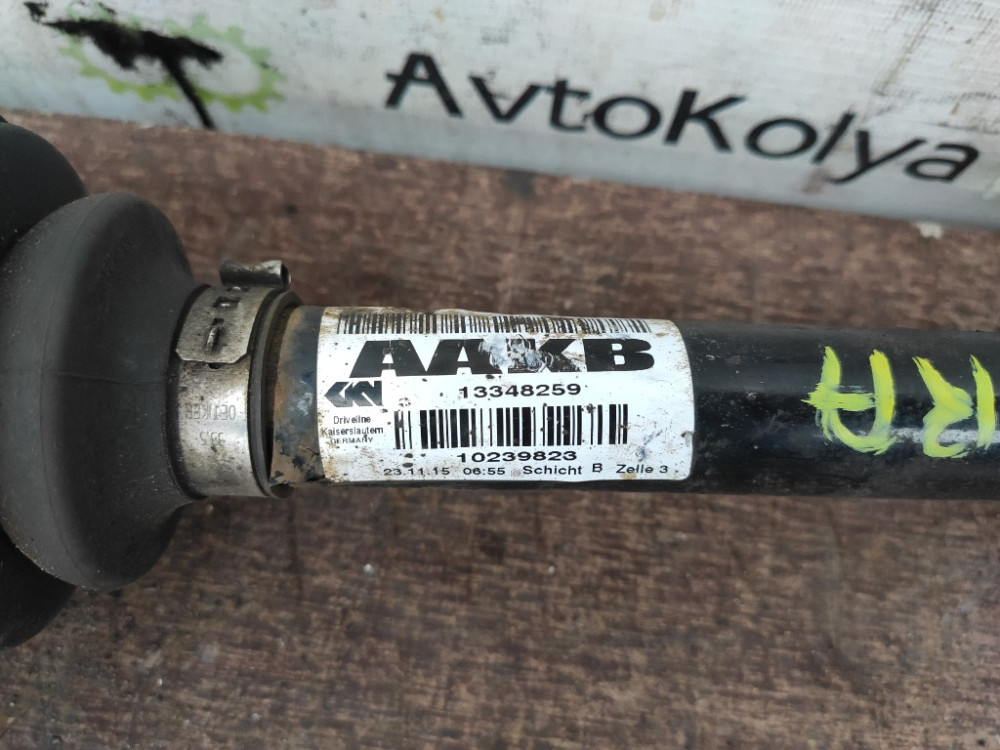 Полуось правая Opel Zafira C 1.6 / 2.0 cdti 2012-2019 (13348259) Ковель - зображення 2