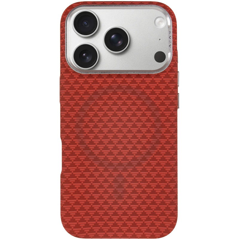 Чехол TPU+PC KVZV Triangular Pattern with Magnetic Fit для Apple iPhone 17 Pro / 18 Pro (6.3") Херсон - изображение 2