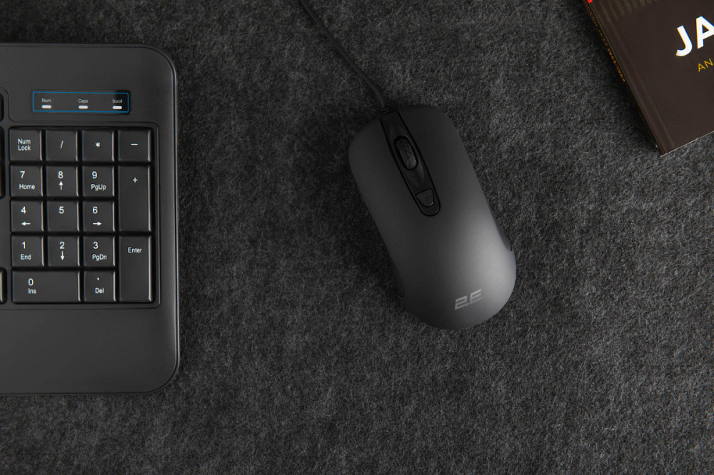 Мышь компьютерная USB проводная 2Е 2E-MF1012UB черная Киев - изображение 8