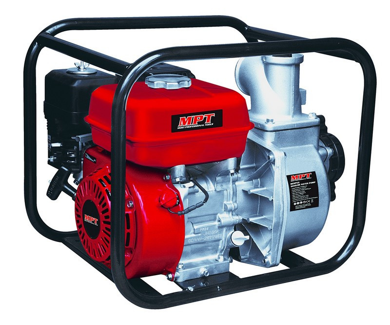 Мотопомпа бензиновая 4-хтактная MPT 5200 Вт/7 л.с. 212 см³ вход/выход 50 мм 28 м³/ч MGWP50 Харків - зображення 1