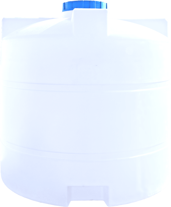 Емкость 3500 л вертикальная ПБ белая Київ - зображення 2