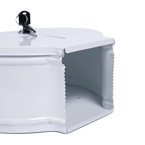 Держатель туалетной бумаги Джамбо, нер.сталь, белый Київ - зображення 5